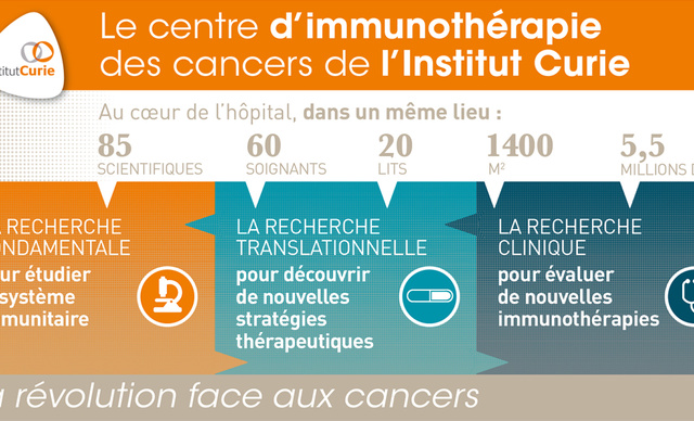 Le centre d'Immunotherapie-infographie